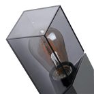 Kanlux kerti lámpatest E27 foglalattal, 500 mm, IP44, négyszög alakú, grafit, alumínium házas, LAVEN
