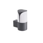 Kanlux kerti lámpatest E27 foglalattal, 180 mm, IP44, szögletes, antracit, alumínium házas, PRESO
