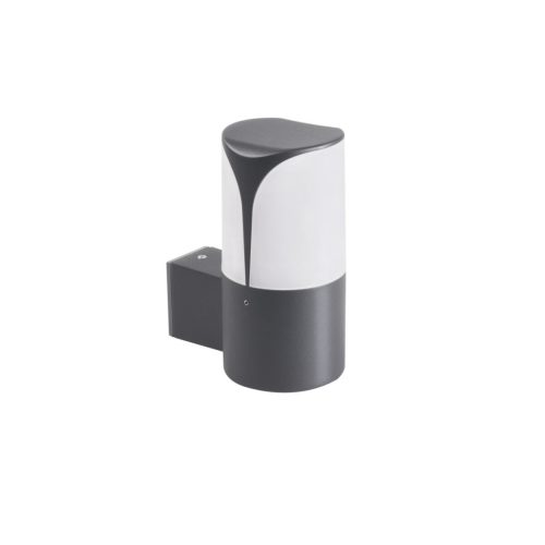 Kanlux kerti lámpatest E27 foglalattal, 180 mm, IP44, szögletes, antracit, alumínium házas, PRESO