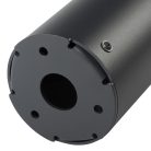 Kanlux kerti lámpatest E27 foglalattal, 180 mm, IP44, szögletes, antracit, alumínium házas, PRESO