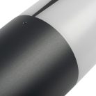 Kanlux kerti lámpatest E27 foglalattal, 180 mm, IP44, szögletes, antracit, alumínium házas, PRESO