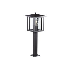   Kanlux kerti lámpatest E27 foglalattal, 500 mm, IP44, szögletes, fekete színű, rozsdamentes acél házas, SELTO