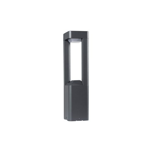Kanlux kerti lámpatest GX53 foglalattal, 500 mm, IP44, szögletes, grafit, alumínium házas, PEVO