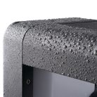 Kanlux kerti lámpatest GX53 foglalattal, 500 mm, IP44, szögletes, grafit, alumínium házas, PEVO