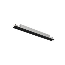   Kanlux 28W, 2900 lm, 3000K, 52x595 mm, fekete, acél-műanyag házas, meleg fehér lineáris LED lámpatest, HIERRO