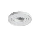Kanlux 30°-os szögben állítható, Ø98 mm, GU10, IP20, fehér színű, alumínium házas, kerek spot lámpa keret, TINY BORD