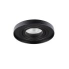 Kanlux 30°-os szögben állítható, Ø98 mm, GU10, IP20, fekete, alumínium házas, kerek spot lámpa keret, TINY BORD