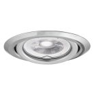 Kanlux 15°-os szögben állítható, Ø97 mm, GU10, IP20, króm színű, acél házas, kerek spot lámpa keret, ARGUS II