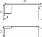 Kanlux, 32W, nem dimmelhető LED tápegység, BLINGO DRV 32W ON-OFF - egyszerű LED panel meghajtó, 5 év garancia