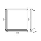 Kanlux 40W, 4800 lm, 4000K, 595x595 mm IP65, természetes fehér süllyesztett LED panel, BLINGO LED - 5 év garancia, UGR>22, alacsony káprázás
