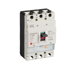   Kanlux 160A/230-415V AC, kompakt megszakító, 3 pólusú, KMCCB-RT-160A - ipari áramkörvédelemhez
