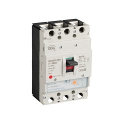   Kanlux 250A/230-415V AC, kompakt megszakító, 3 pólusú, KMCCB-RT-250A - ipari áramkörvédelemhez