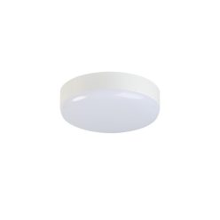   Kanlux 10W, 1200 lm, 4000K, IP65, Ø200 mm, kerek, fehér, műanyag házas természetes fehér LED mennyezeti lámpatest, IPER LED - mozgásérzékelővel