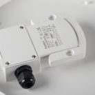 Kanlux 19W, 2280 lm, 4000K, IP65, RA80, 200x200 mm, szögletes, fehér, műanyag házas természetes fehér LED mennyezeti lámpatest, IPER LED