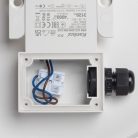 Kanlux 19W, 2280 lm, 4000K, IP65, RA80, 200x200 mm, szögletes, fehér, műanyag házas természetes fehér LED mennyezeti lámpatest, IPER LED