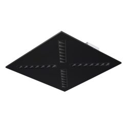   Kanlux 31W, 3750 lm, 3000K, fekete, fém házas, 595x595 mm, meleg fehér lineáris LED lámpatest, OFIS RX LED DALI P1 - 80°-os sugárzási szöggel