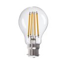 Kanlux XLED 12W, 1521 lm, 2700K, 320° dimmelhető, B22, A60, meleg fehér LED fényforrás - hagyományos izzó alakú, széles fényeloszlás