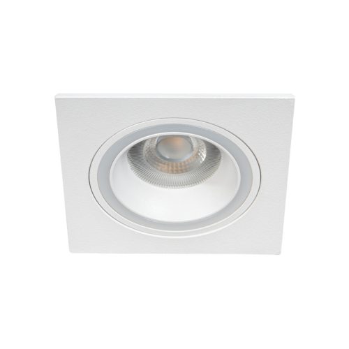 Kanlux 92x92 mm, GU10, IP20, fehér színű, alumínium házas, szögletes spot lámpa keret, FELINE DSO