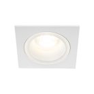 Kanlux 92x92 mm, GU10, IP20, fehér színű, alumínium házas, szögletes spot lámpa keret, FELINE DSO
