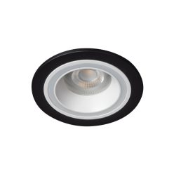   Kanlux Ø90 mm, GU10, IP20, fehér, fekete színű, alumínium házas, kerek spot lámpa keret, FELINE DSO