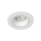 Kanlux Ø90 mm, GU10, IP20, fehér színű, alumínium házas, kerek spot lámpa keret, FELINE DSO