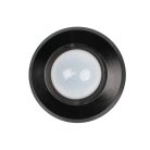 Kanlux, 220-240 AC, 2000VA, Ø111 mm, IP44/20, műanyag, fekete, 3xPIR mozgásérzékelő SENTO-O-WT-B – H360 érzékelési szög, mennyezeti süllyesztett