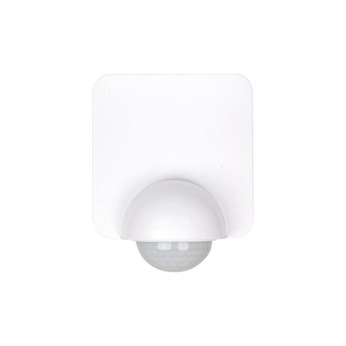 Kanlux, 220-240 AC, 1200VA, 110×58×76 mm, IP54, műanyag, fehér, PIR mozgásérzékelő SENSQUARE-W – H360 érzékelési szög, oldalfali