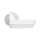 Kanlux, 220-240 AC, 1200VA, 110×58×76 mm, IP54, műanyag, fehér, PIR mozgásérzékelő SENSQUARE-W – H360 érzékelési szög, oldalfali