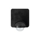 Kanlux, 220-240 AC, 1200VA, 110×58×76 mm, IP54, műanyag, fekete, PIR mozgásérzékelő SENSQUARE-B – H360, oldalfali