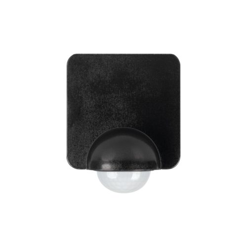 Kanlux, 220-240 AC, 1200VA, 110×58×76 mm, IP54, műanyag, fekete, PIR mozgásérzékelő SENSQUARE-B – H360, oldalfali