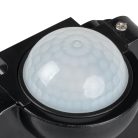 Kanlux, 220-240 AC, 1200VA, 110×58×76 mm, IP54, műanyag, fekete, PIR mozgásérzékelő SENSQUARE-B – H360, oldalfali
