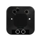 Kanlux, 220-240 AC, 800VA, 27x90x90 mm, IP20, műanyag, fekete, mikrohullámú mozgásérzékelő SQMOTION-B – 360° érzékelési szög, oldalfali/mennyezeti