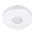 PIR mozgásérzékelő ZONA MINI, kültéri, 10s-30min időzíthető, 360° érzékelő működési szög, IP65/20, 8m érzékelési tartomány, fehér