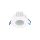 Kanlux, 220-240 AC, 1200VA, Ø76 mm, IP65/20, műanyag, fehér, PIR mozgásérzékelő MERGE-WT-O-W – H360, mennyezeti süllyeszett