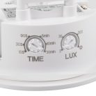 Kanlux, 220-240 AC, 1200VA, Ø76 mm, IP65/20, műanyag, fehér, PIR mozgásérzékelő MERGE-WT-O-W – H360, mennyezeti süllyeszett