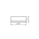 Kanlux, 220-240 AC, 2000VA, 27×Ø110 mm, IP65/20, műanyag, fekete, PIR mozgásérzékelő ZONA MINI WT-B/B – mennyezeti