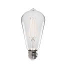 Kanlux XLED 7W, 806 lm, 2700K, 320° E27, ST64, meleg fehér LED fényforrás - hagyományos izzó alakú, széles fényeloszlás