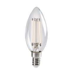   Kanlux XLED W 4,5W, 470 lm, 2700K, 320° E14, C35, meleg fehér LED fényforrás - hagyományos izzó alakú, széles fényeloszlás