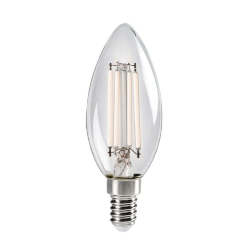 Kanlux XLED W 4,5W, 470 lm, 2700K, 320° E14, C35, meleg fehér LED fényforrás - hagyományos izzó alakú, széles fényeloszlás
