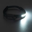 Kanlux akkumulátoros fejlámpa, 350 lm, COB LED + állítható oldalsó led, fekete, gumi + műanyag, MAXIL ACCU - állítható fényerő, akár 9 órás üzemidő, USB-C
