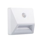 Kanlux 0,3W, 10 lm, 3x1,5V, 4000K, 73x28 mm természetes fehér süllyeszthető szögletes műanyag lépcsővilágító - 25 000 h élettartam