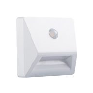   Kanlux 0,3W, 10 lm, 3x1,5V, 4000K, 73x28 mm természetes fehér süllyeszthető szögletes műanyag lépcsővilágító - 25 000 h élettartam