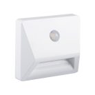 Kanlux 0,3W, 10 lm, 3x1,5V, 4000K, 73x28 mm természetes fehér süllyeszthető szögletes műanyag lépcsővilágító - 25 000 h élettartam