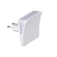   Kanlux 0,28W, 2 lm, 3000K, 60x60, meleg fehér éjszakai fény konnektorba, HOFI LED - alkonykapcsolóval