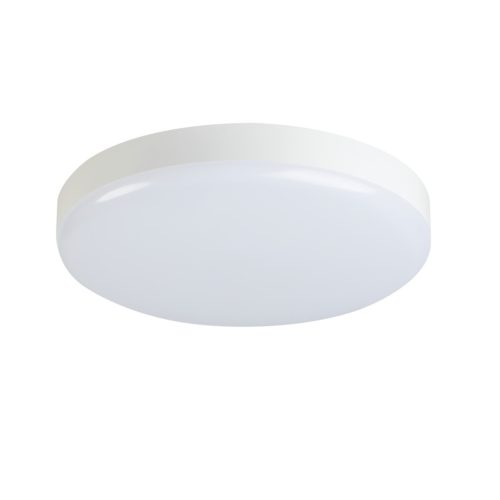Kanlux 35W, 4200 lm, 4000K, IP65, Ø350 mm, kerek, fehér, műanyag házas természetes fehér LED mennyezeti lámpatest, IPER LED - mozgásérzékelővel