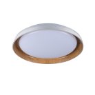 Kanlux 17,8W, 1320 lm, 4000K, Ø430 mm, fehér/barna színű, fém házas, természetes fehér mennyezeti spot LED lámpa, NIFU LED