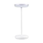 Kanlux 3,7V, 1,7W, 140 lm, 3000K, 260 mm, IP44, fehér, műanyag-fém házas, meleg fehér kültéri asztali LED lámpa, FLUXY LED - dimmelhető, USB-C porttal