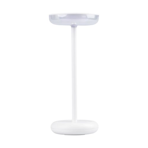 Kanlux 3,7V, 1,7W, 140 lm, 3000K, 260 mm, IP44, fehér, műanyag-fém házas, meleg fehér kültéri asztali LED lámpa, FLUXY LED - dimmelhető, USB-C porttal