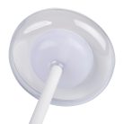 Kanlux 3,7V, 1,7W, 140 lm, 3000K, 260 mm, IP44, fehér, műanyag-fém házas, meleg fehér kültéri asztali LED lámpa, FLUXY LED - dimmelhető, USB-C porttal