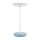 Kanlux 3,7V, 1,7W, 140 lm, 3000K, 260 mm, IP44, kék, műanyag-fém házas, meleg fehér kültéri asztali LED lámpa, FLUXY LED - dimmelhető, USB-C porttal